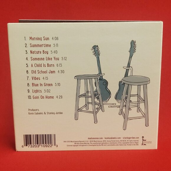 Kevin Eubanks Stanley Jordan Duets CD 2015 Signed - Picture 2 of 9